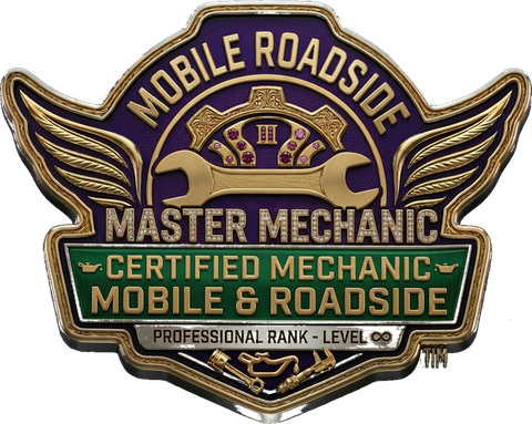 MechanicRank Master Mechanic badge, Mobile and Roadside, EV and Hybrid